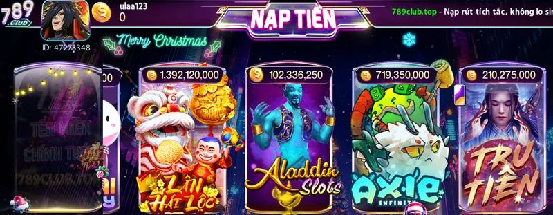 Tổng quan gameplay Aladin slots 789club siêu hấp dẫn